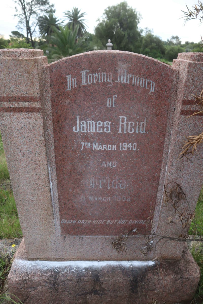 REID James -1940 &amp; Frida -1989