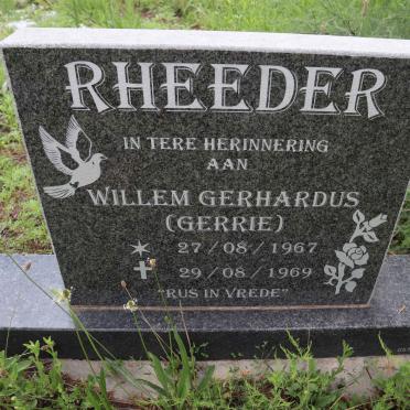 RHEEDER Willem Gerhardus 1967-1969