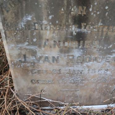 ROOIJEN Andries J., v. 1888-1918