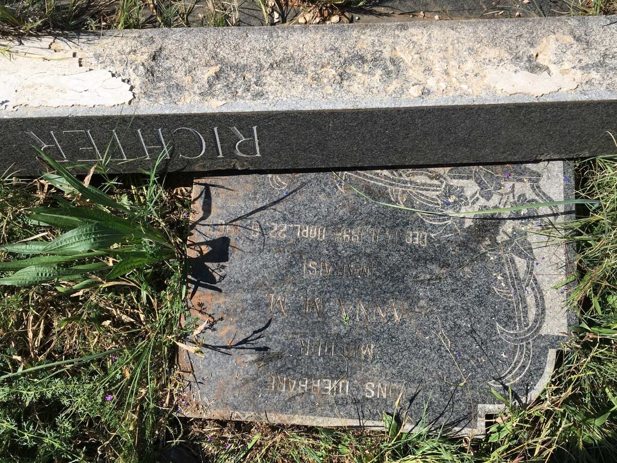 RICHTER Anna M.M. nee MARAIS 1892-1967