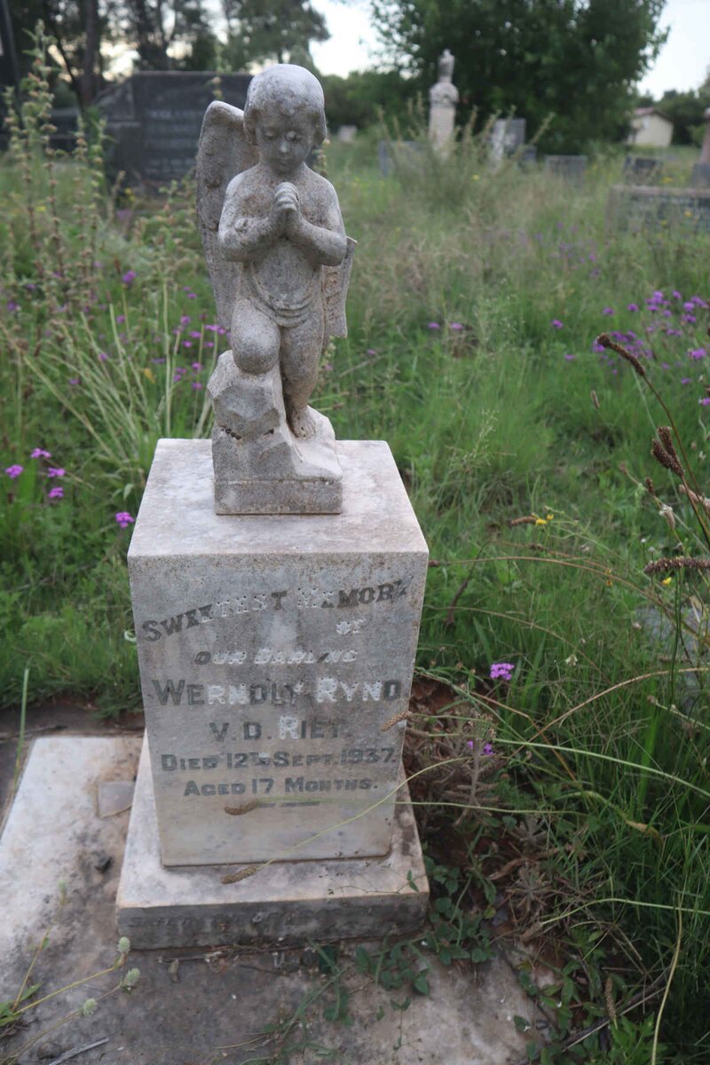 RIET Werndly Ryno, v.d. -1937