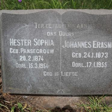 SMIT Johannes Erasmus 1873-1955 &amp; Hester Sophia PANSEGROUW 1874-1954