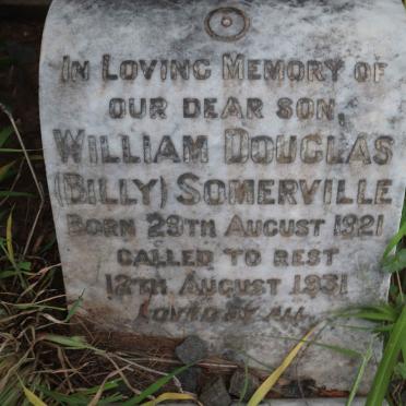 SOMERVILLE William Douglas 1921-1931