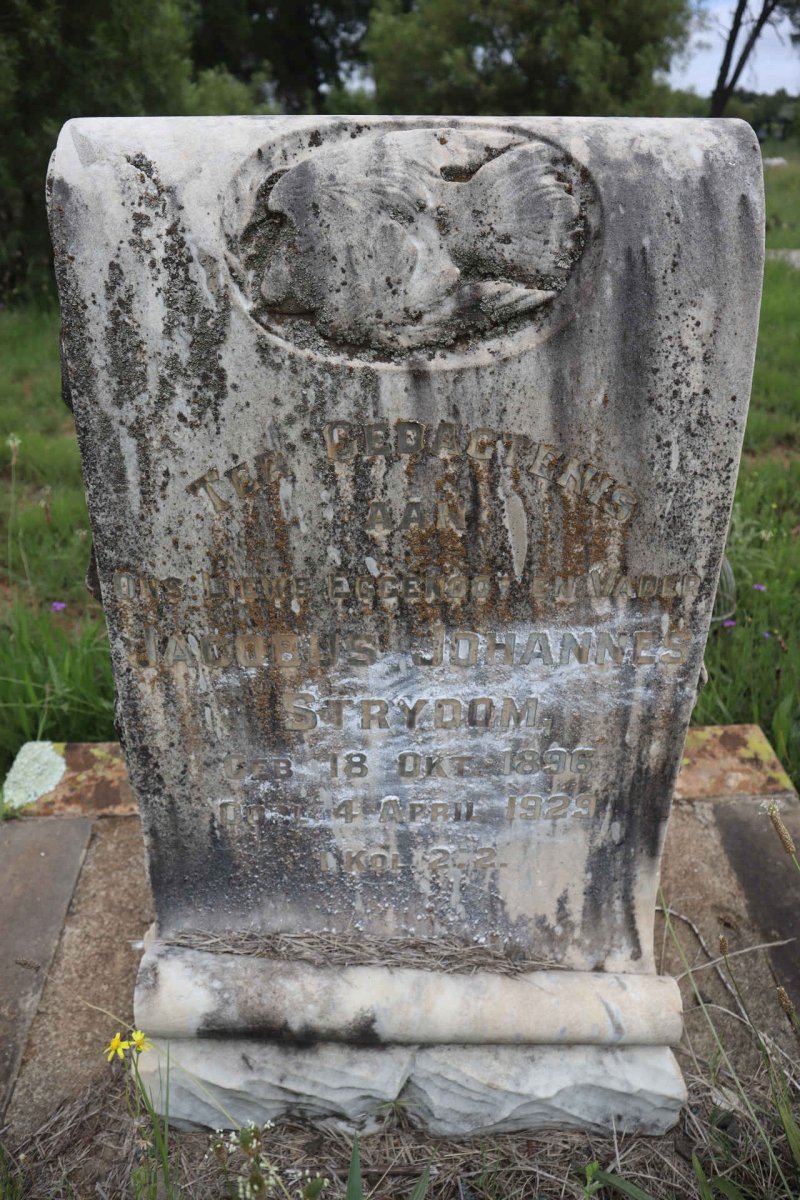 STRYDOM Jacobus Johannes 1896-1929