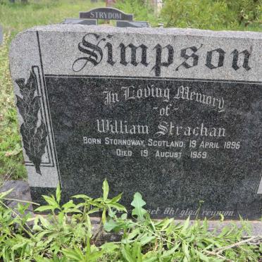 SIMPSON William Strachan 1896-1959