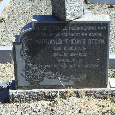 STEYN Marthinus Theunis 1916-1958