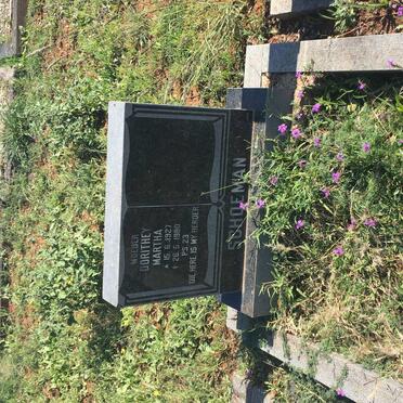 SCHOEMAN Dorithey Martha 1927-1980