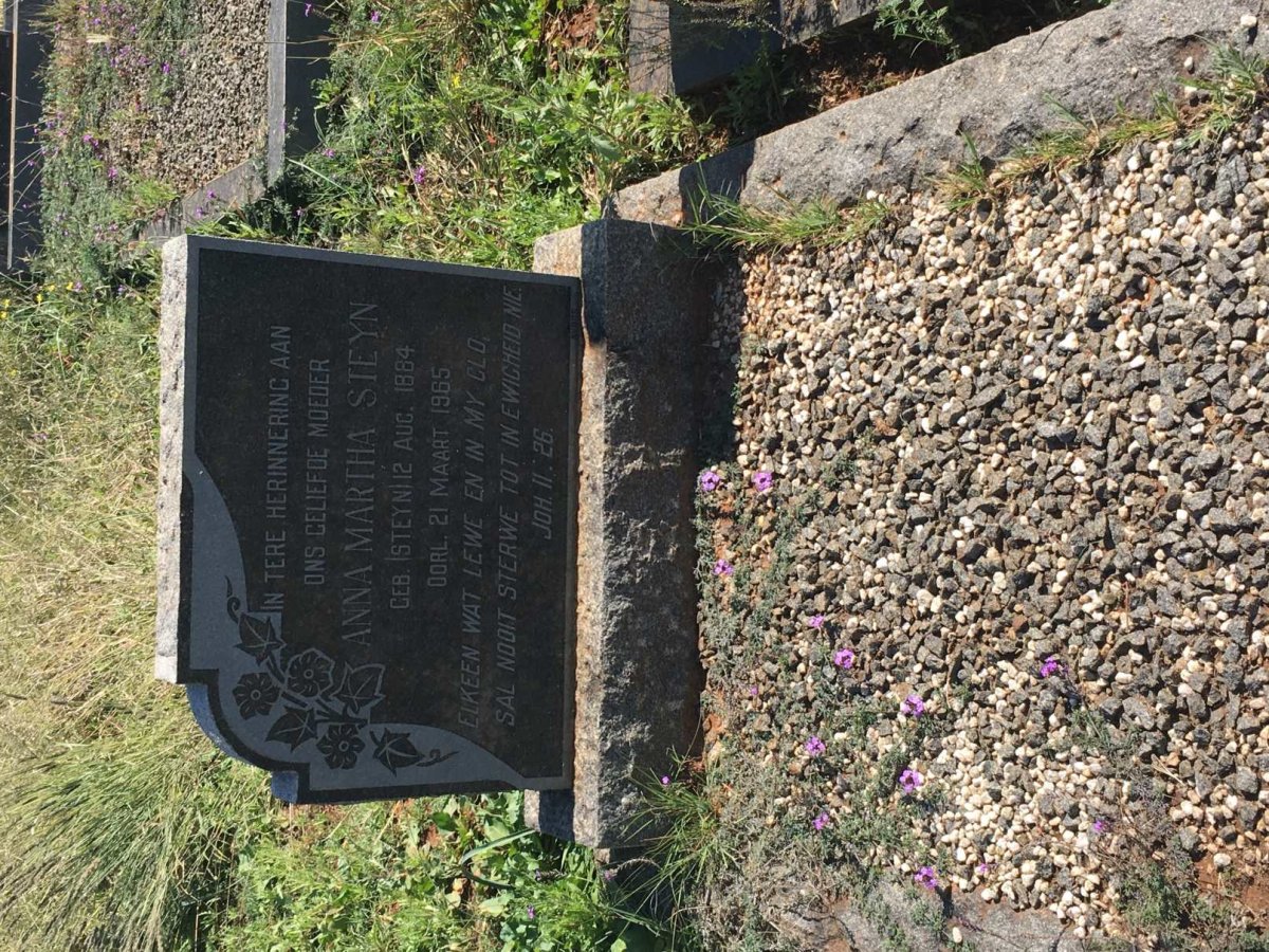 STEYN Anna Martha nee STEYN 1884-1965