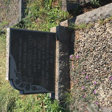 STEYN Anna Martha nee STEYN 1884-1965