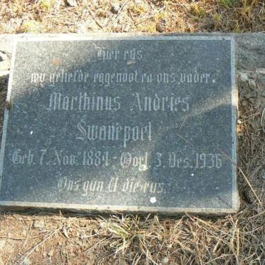 SWANEPOEL Marthinus Andries 1884-1936