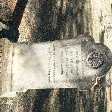 SAAIMAN Anna nee VILJOEN -1918