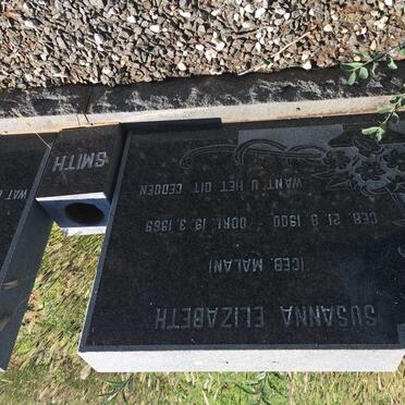 SMITH David Frederik 1894-1979 &amp; Susanna Elizabeth MALAN 1900-1969