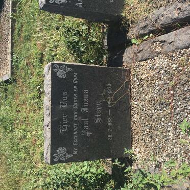 STEYN Paul Jozua 1892-1973 &amp; Anna Louisa Gertruida KRITZINGER 1897-1982