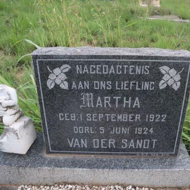 SANDT Martha, van der 1922-1924