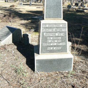 STEYN Vergottini Antoinette Josephine nee BREDELL 1876-1941