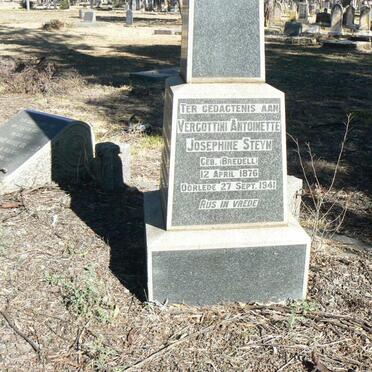 STEYN Vergottini Antoinette Josephine nee BREDELL 1876-1941