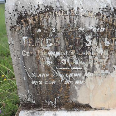 SANDT Francis, v.d. nee DEWING 1863-1934