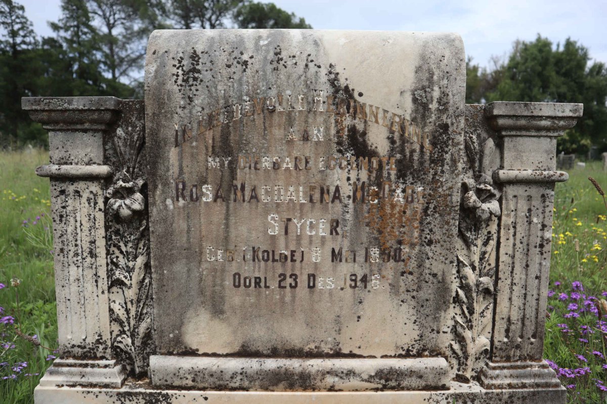 STYGER  Rosa Magdalena McCabe nee KOLBE 1890-1946