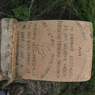 STRYDOM Frederik Hendrik 1884-1940