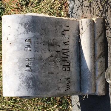 SCHALKWYK Louretta, van 1968-1968