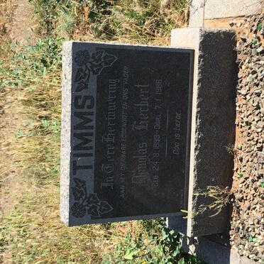 TIMMS Douglas Herbert 1899-1966