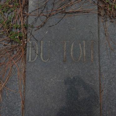 TOIT Andries L.J., du 1923-1994 &amp; Anna S.A. 1923-1997