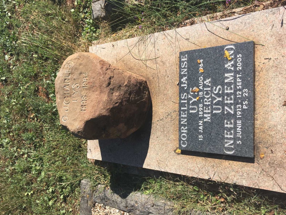 UYS Cornelis Janse 1898-1964 &amp; Mercia ZEEMAN 1913-2005