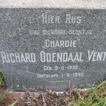 VENTER Richard Odendaal 1933-1940