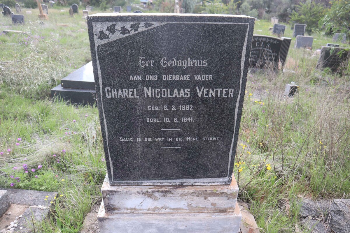 VENTER Charel Nicolaas 1867-1941