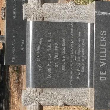 VILLIERS Louis Peter Rochelle, de -1956