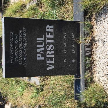 VERSTER Paul 1911-1967