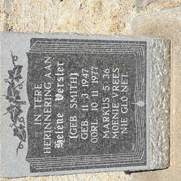 VERSTER Helene nee SMITH 1947-1977