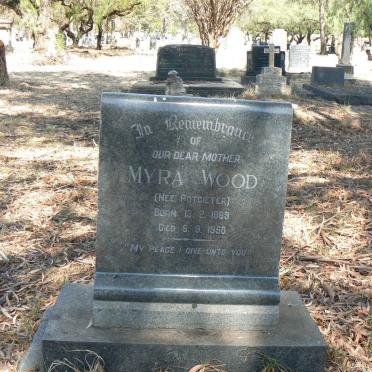 WOOD Myra nee POTGIETER 1869-1950
