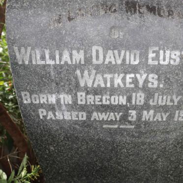 WATKEYS William David Eustace 1871-1931