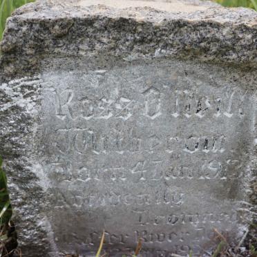 WITHEROW Ross O'Neill 1913-193?