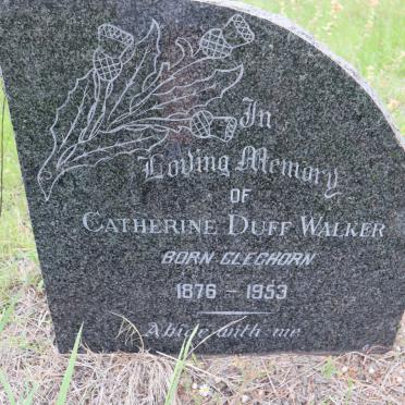 WALKER Catherine Duff nee GLEGHORN 1876-1953
