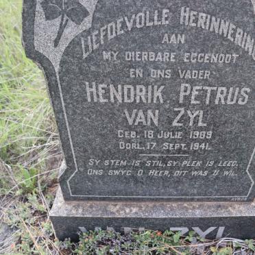 ZYL Hendrik Petrus, van 1909-1941