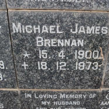 BRENNAN Michael James 1900-1973