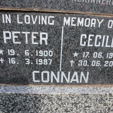 CONNAN Peter 1900-1987 &amp; Cecile 1909-2004