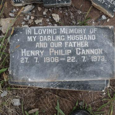 CANNON Henry Philip 1906-1973