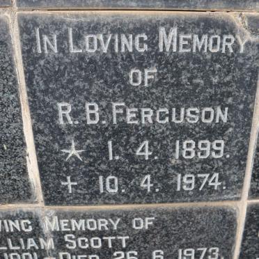 FERGUSON R.B. 1899-1974