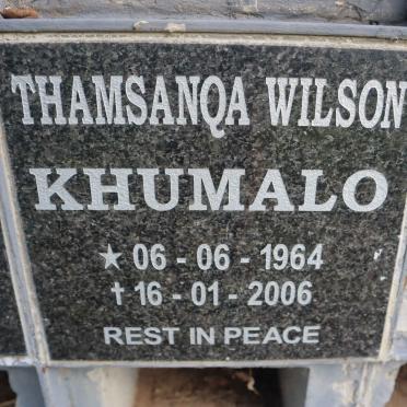 KHUMALO Thamsanqa Wilson 1964-2006