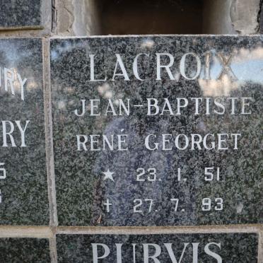 LACROIX Jean-Baptiste Rene Georget 1951-1993