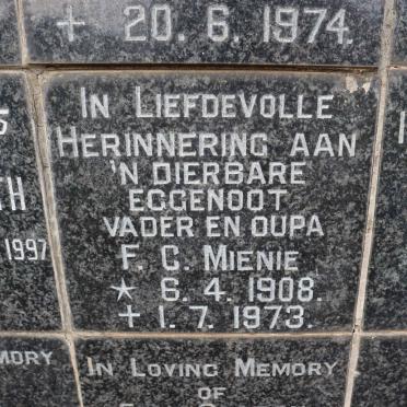 MIENIE F.C. 1908-1973