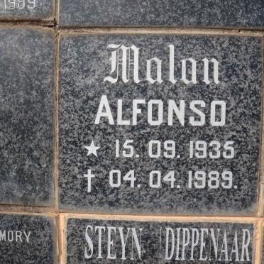 MALAN Alfonso 1935-1989