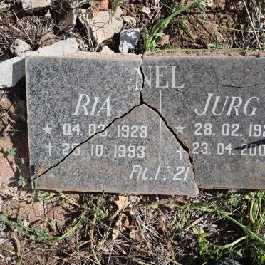 NEL Jurg 1925-2002 &amp; Ria 1928-1993