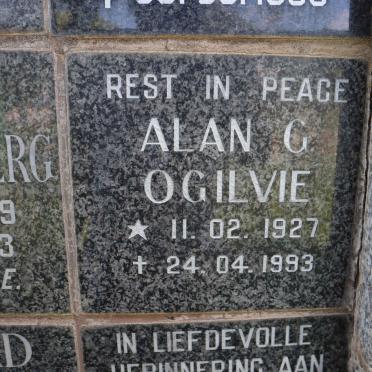 OGILVIE Alan G. 1927-1993