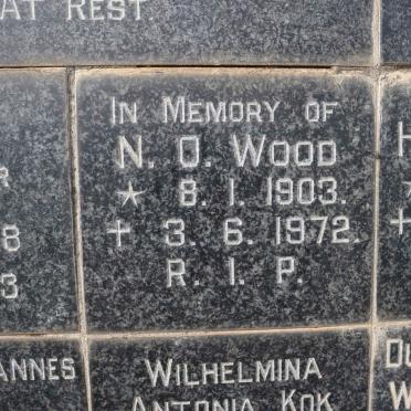WOOD N.O. 1903-1972