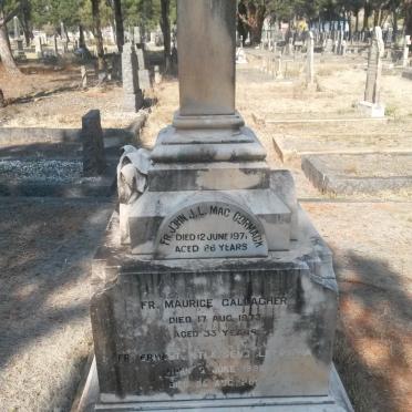 MACCORMACK John J.L. -1971 :: GALLAGHER Maurice -1973 :: LEYSOPHA Ernest Ntlatseng 1935-200?