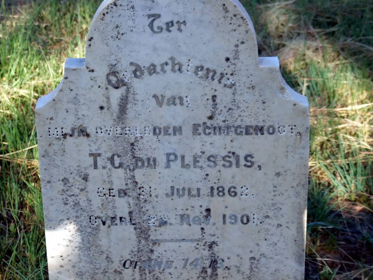 PLESSIS T.G., du 1862-1901